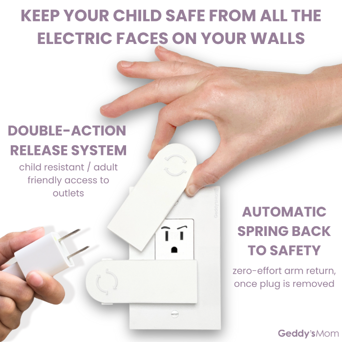 Shut Your Face Self-Closing Outlet Cover