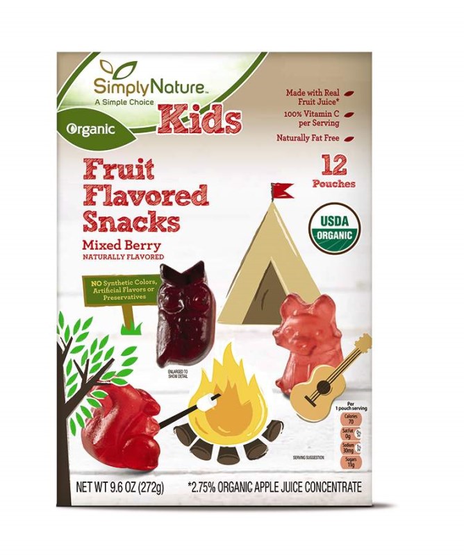 SimplyNature Kids Organic Fruit Snacks PTPA Parent Tested Parent