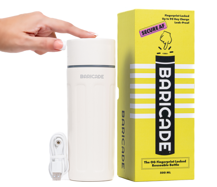 Baricade Fingerprint Locked Water Bottle