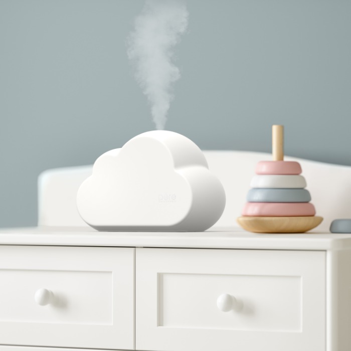 MistAire™ Cloud - Ultrasonic Cool Mist Humidifier and Mood Light for Child and Baby 