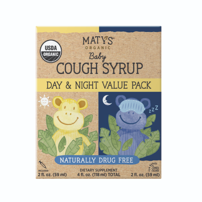 Organic Baby Cough Syrup 2 Pack PTPA Parent Tested Parent Approved