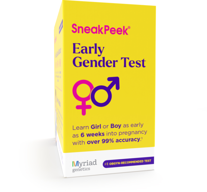 SneakPeek® Early Gender Test