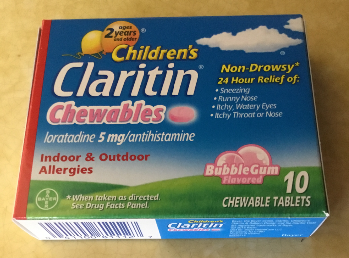 Children's Claritin PTPA Parent Tested Parent Approved