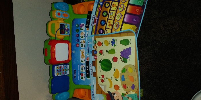Kids Activity Desk Deluxe Chair Interactive Learning Toy VTech